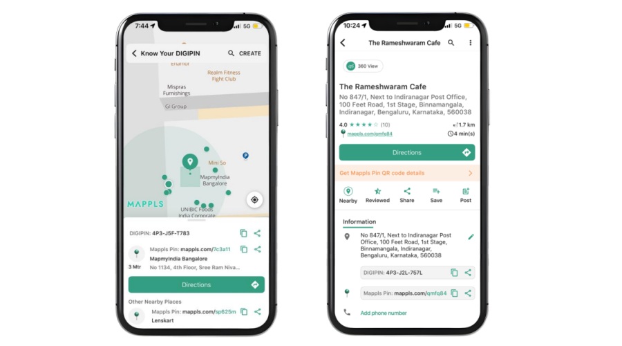 MapmyIndia Mappls App integrates with India Post's DIGIPIN to offer 'Last Mile Digital Address Connectivity'